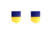 Emblem (badges) for fenders with Ukraine logo Custom design emblems decoinfabric