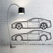 Metal Car Wall art Decor Ferrari F12 Berlinetta 2012-2017 (type SIDE) Ferrari Wall Art Decoin Fabric