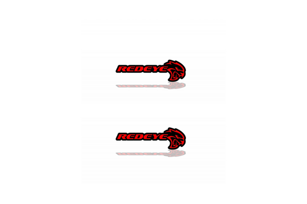 Dodge Emblem & Badge Set - Grille and Tailgate Redeye Hellcat logo