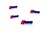 Audi Emblem & Badges set with RS3 logo Audi emblems decoinfabric