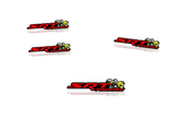 Dodge Emblem & Badges set with SRT Powered + Scat Pack logo (Type 2) Dodge emblems decoinfabric