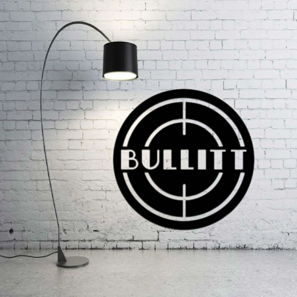 Metal Car Wall art Decor Ford for BULLITT (type SIDE)