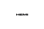 Chrysler tailgate trunk rear emblem with HEMI logo (Type Mono) Chrysler emblems decoinfabric