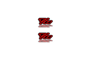 Jeep Emblem & Badge Set - Grille and Tailgate T/H logo (Type 2) Jeep emblems decoinfabric RED