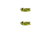 Dodge Emblem & Badge Set - Grille and Tailgate 392 Scat Pack logo (Type 2) Dodge emblems decoinfabric YELLOW