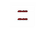 Carica l'immagine nella galleria, Honda Emblem &amp; Badge Set - Grille and Tailgate Modulo logo — Red