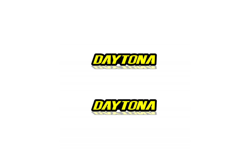 Dodge Emblem & Badge Set - Grille and Tailgate Daytona logo (Type 2)