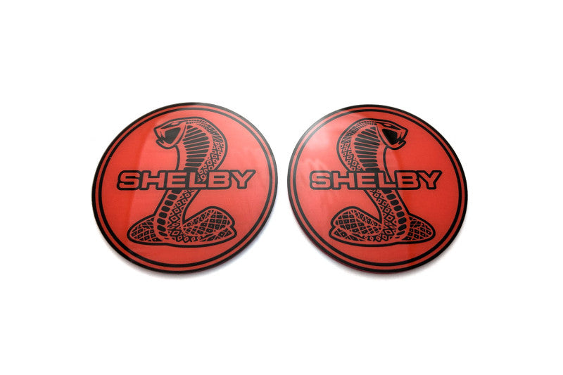 Ford Mustang emblem for fenders with Snake Shelby logo (Type 2)