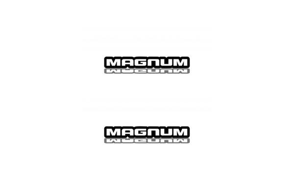 Dodge Emblem & Badge Set - Grille and Tailgate Magnum logo