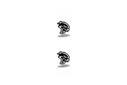 Dodge Emblem & Badge Set - Grille and Tailgate Hellcat logo (Type 3) Dodge emblems decoinfabric WHITE
