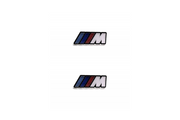 BMW Emblem & Badge Set - Grille and Tailgate M logo (type Carbon) BMW emblems decoinfabric