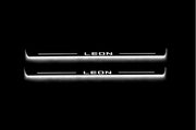 Seat Leon III 2013-2020 Auto Door Sill Plates With Logo Leon Seat Led Door Sills opdesign