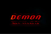 Dodge Illuminated LED Radiator Grille Emblems and Badges with Demon (type 2) logo Dodge Led emblems decoinfabric