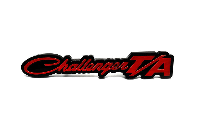 Dodge Radiator grille emblem with Challenger T/A logo Dodge emblems decoinfabric