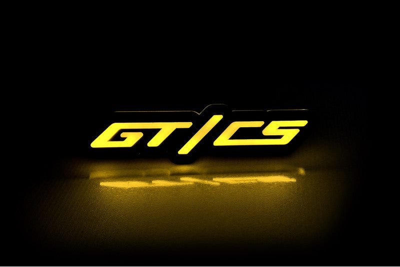 Ford Illuminated LED Radiator Grille Emblems and Badges with GT/CS logo Ford Led Emblems decoinfabric