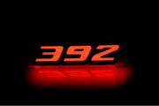 Dodge Illuminated LED Radiator Grille Emblems and Badges with 392 (type 1) logo Dodge Led emblems decoinfabric
