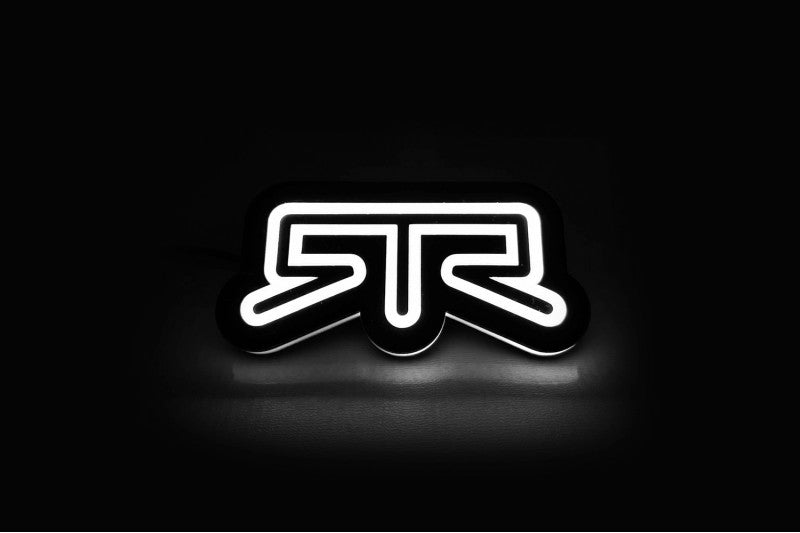 Ford Illuminated LED Radiator Grille Emblems and Badges with RTR (type 2) logo Ford Led Emblems decoinfabric