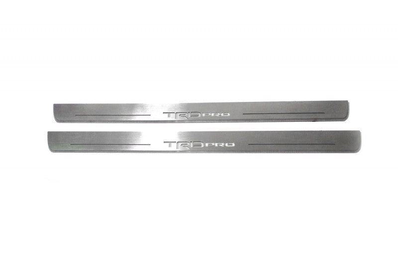 Toyota Tundra II 2007-2013 Led Door Sills With Logo TRDpro