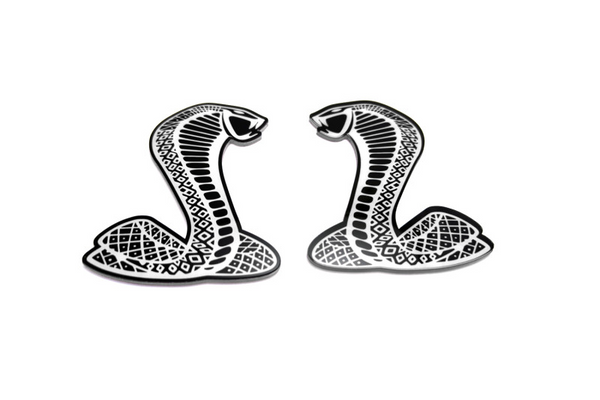 Ford emblem for fenders with Mustang Snake logo