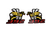DODGE emblem for fenders with Strong Bee + 392 logo Dodge emblems decoinfabric