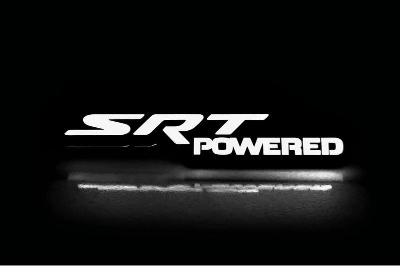 Chrysler Illuminated LED Radiator Grille Emblems and Badges with SRT powered logo Chrysler Led Emblems decoinfabric