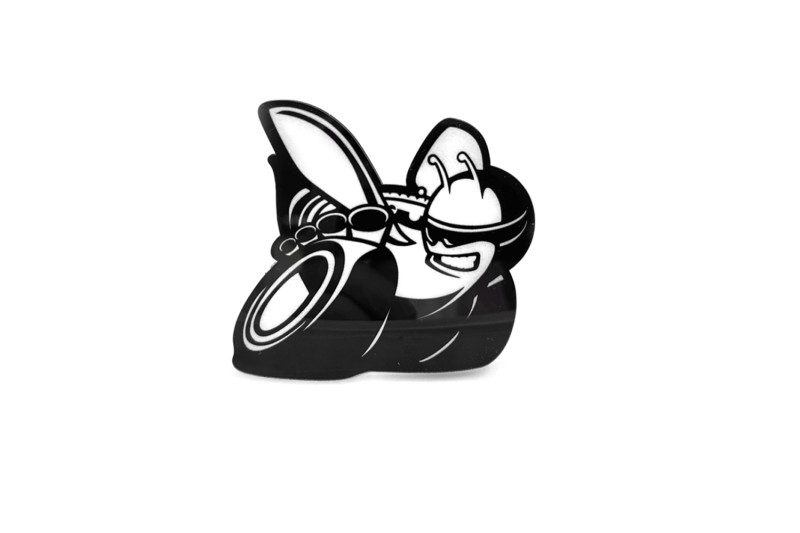 Dodge tailgate trunk rear emblem with Scat Pack logo (Type 5) Dodge emblems decoinfabric