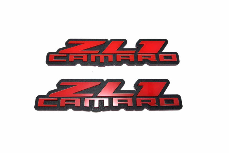 Chevrolet Camaro emblem for fenders with ZL1 Camaro logo Fender decoinfabric
