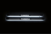 Toyota Tundra II 2007-2013 Led Sill Plates With Logo Tundra (CrewMax) Toyota Led Door Sills opdesign