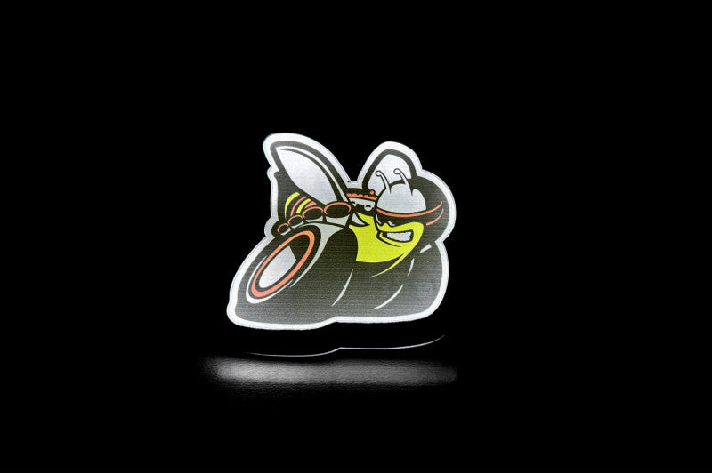 Dodge Illuminated LED Radiator Grille Emblems and Badges with Scatpack (type 2) logo Dodge Led emblems decoinfabric