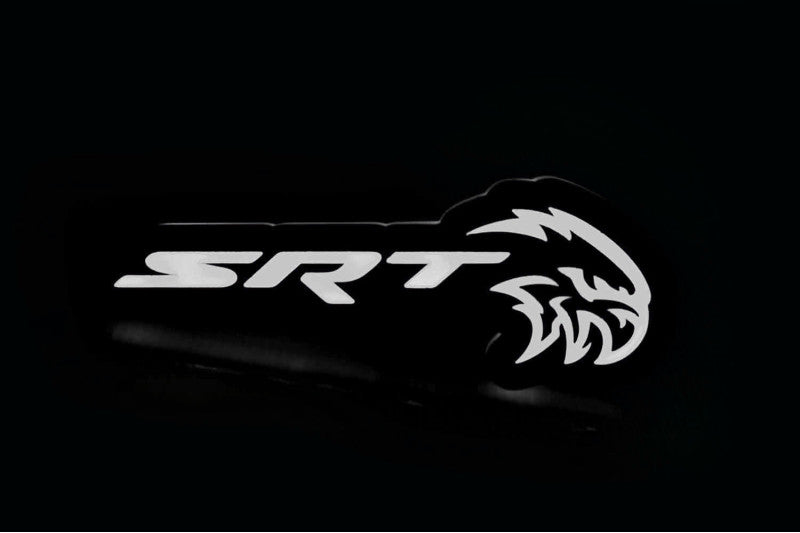 Jeep Illuminated LED Radiator Grille Emblems and Badges with SRT HellHawk logo Jeep Led Emblems decoinfabric