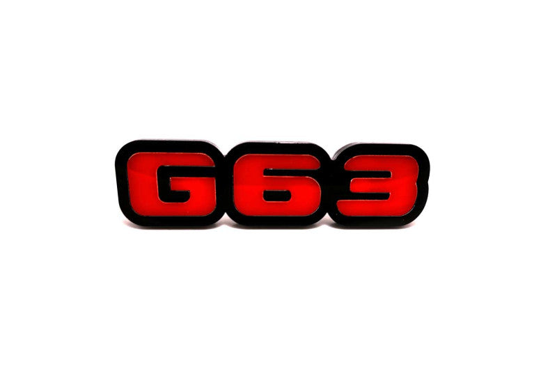 Mercedes G-Class Radiator grille emblem with G63 logo Mercedes emblems decoinfabric