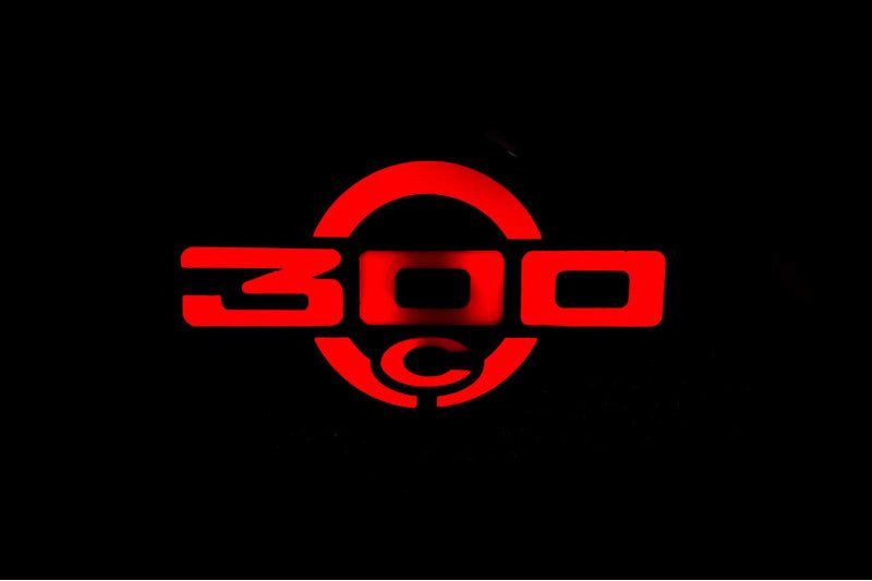 Chrysler Illuminated LED Radiator Grille Emblems and Badges with 300C (type 2) logo Chrysler Led Emblems decoinfabric