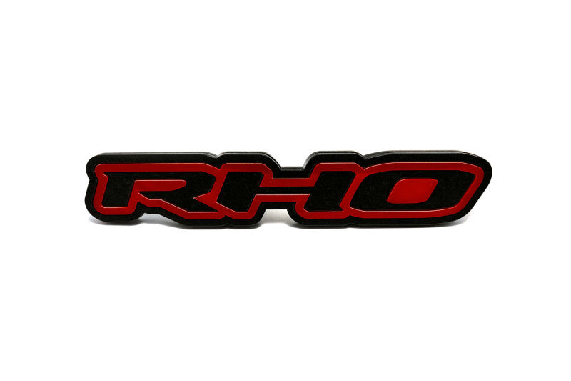 DODGE Radiator grille emblem with RHO logo (Type 2) Dodge emblems decoinfabric