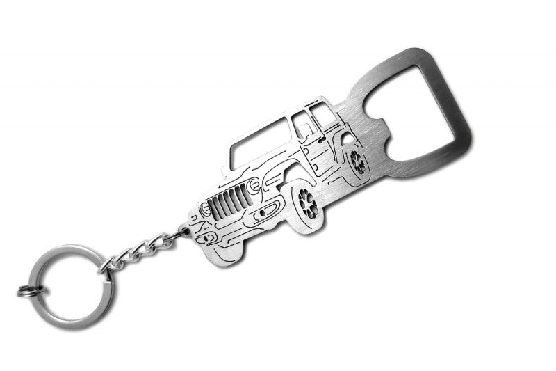 Keychain Bottle Opener for Jeep Wrangler JL 2018+