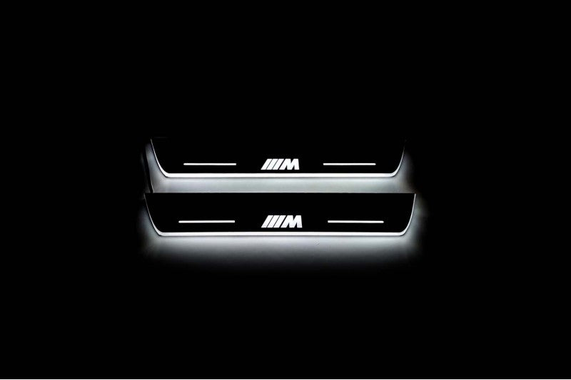 BMW X5 G05 2019+ Led Sill Plates With M Perfomance Logo BMW Led Door Sills opdesign