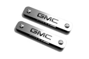 Stainless Steel Floor Mats Emblems Set Badges with GMC Logo Car Mats Badges Decoin