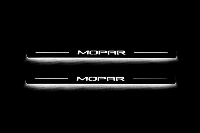 Dodge Durango III 2011+ LED Car Door Sill With Logo MOPAR Dodge Led Door Sills opdesign