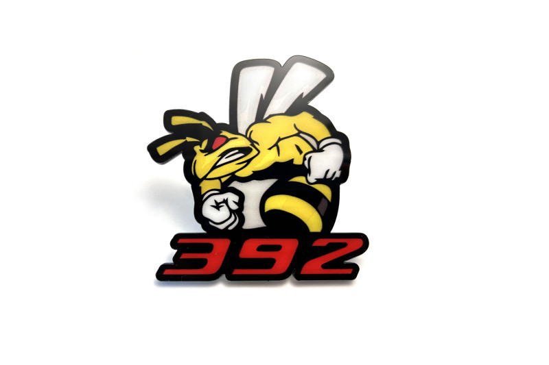 Dodge tailgate trunk rear emblem with Strong Bee + 392 logo Dodge emblems decoinfabric