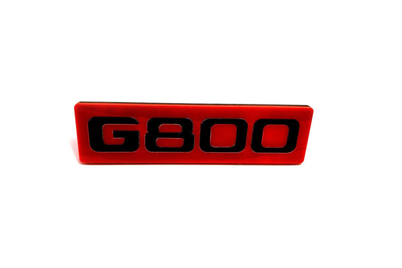 Mercedes G-Class Radiator grille emblem with G800 logo (type 2) Mercedes emblems decoinfabric