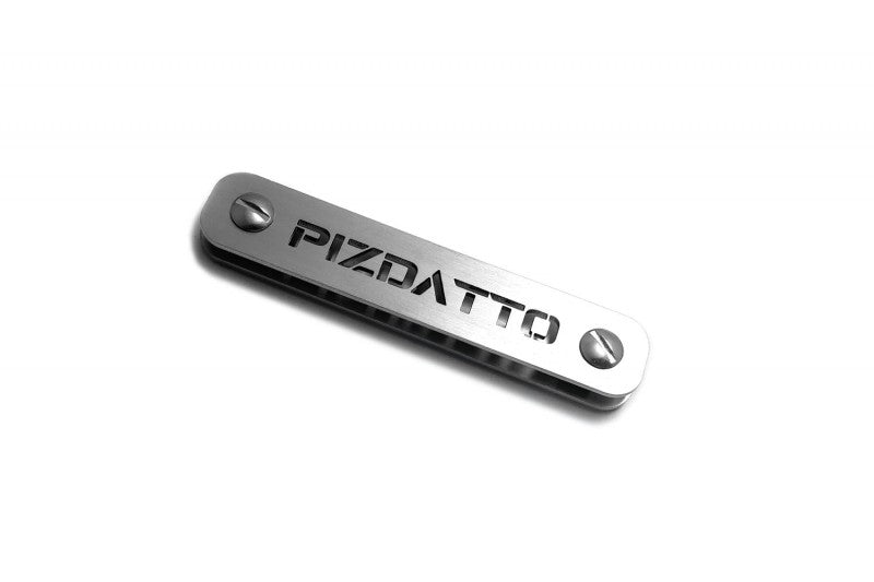 Stainless Steel Floor Mats Emblems Set Badges with Custom Logo Car Mats Badges Decoin
