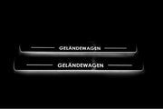 Mercedes G-Class W464 2018+ LED Door Sills PRO With Geländewagen Logo