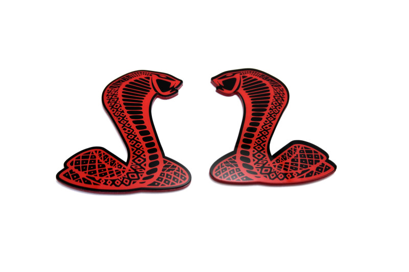 Ford Emblem & Badges set with Mustang Snake logo