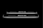 Mercedes G-Class W464 2018+ LED Door Sills PRO With AMG Logo (Copy) Mercedes Led Door Sills opdesign