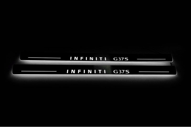 Infiniti G coupe 2008-2015 LED Door Sill With Logo Infiniti G37S