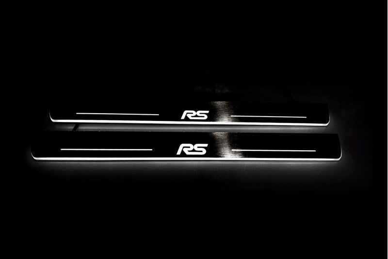 Ford Focus III 2011-2018 Led Door Sills With Logo RS