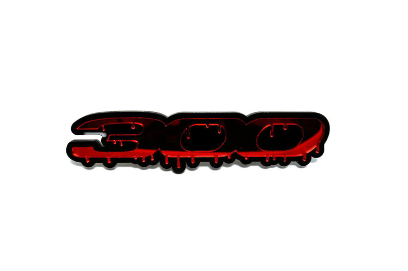 Chrysler Radiator grille emblem with 300 blood (type 1) logo Chrysler emblems decoinfabric