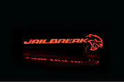 Dodge Illuminated LED Radiator Grille Emblems and Badges with Jailbreak Hellcat logo Dodge Led emblems decoinfabric