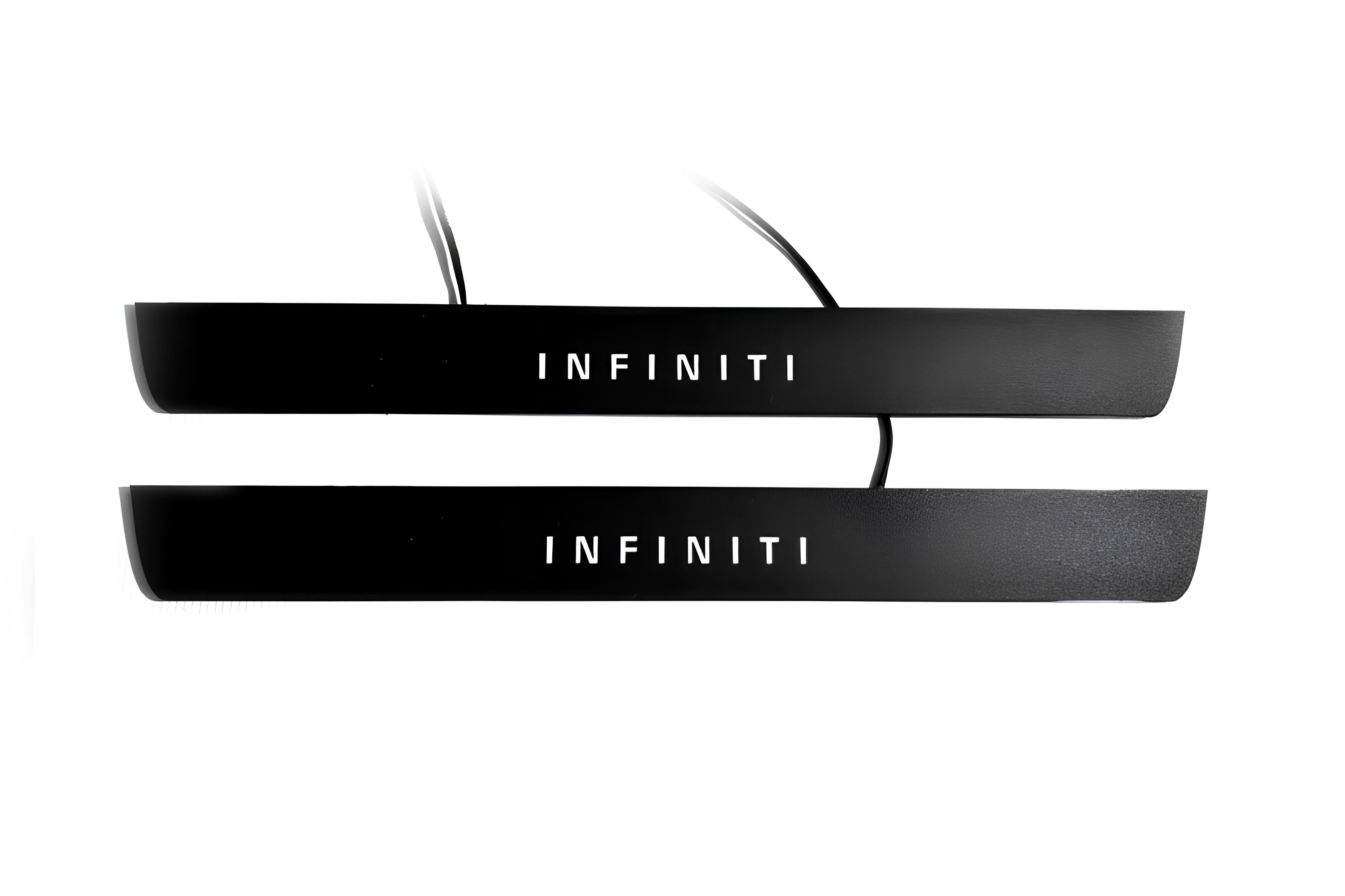 Infiniti QX70 (FX) 2008+ Led Door Sill Pro With Logo Infiniti (Premium Painting) Infiniti Led Door Sills PRO opdesign