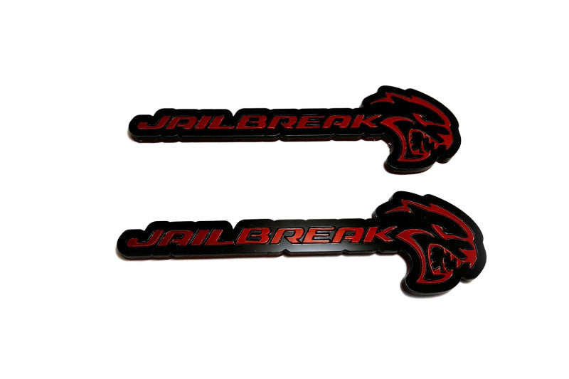 DODGE emblem for fenders with Jailbreak + Hellcat logo