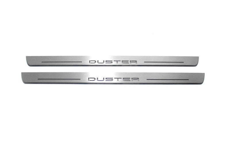 Dacia Duster I 2010-2017 Car Door Sill With Logo Duster Dacia Led Door Sills opdesign
